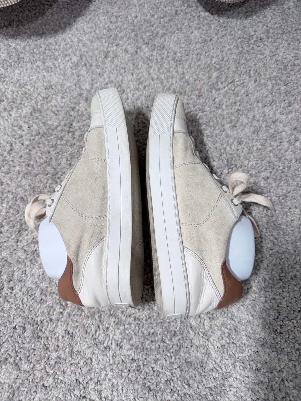 Coach Paddy Chalk Multi Suede Leather Sneakers Women’s 9.5